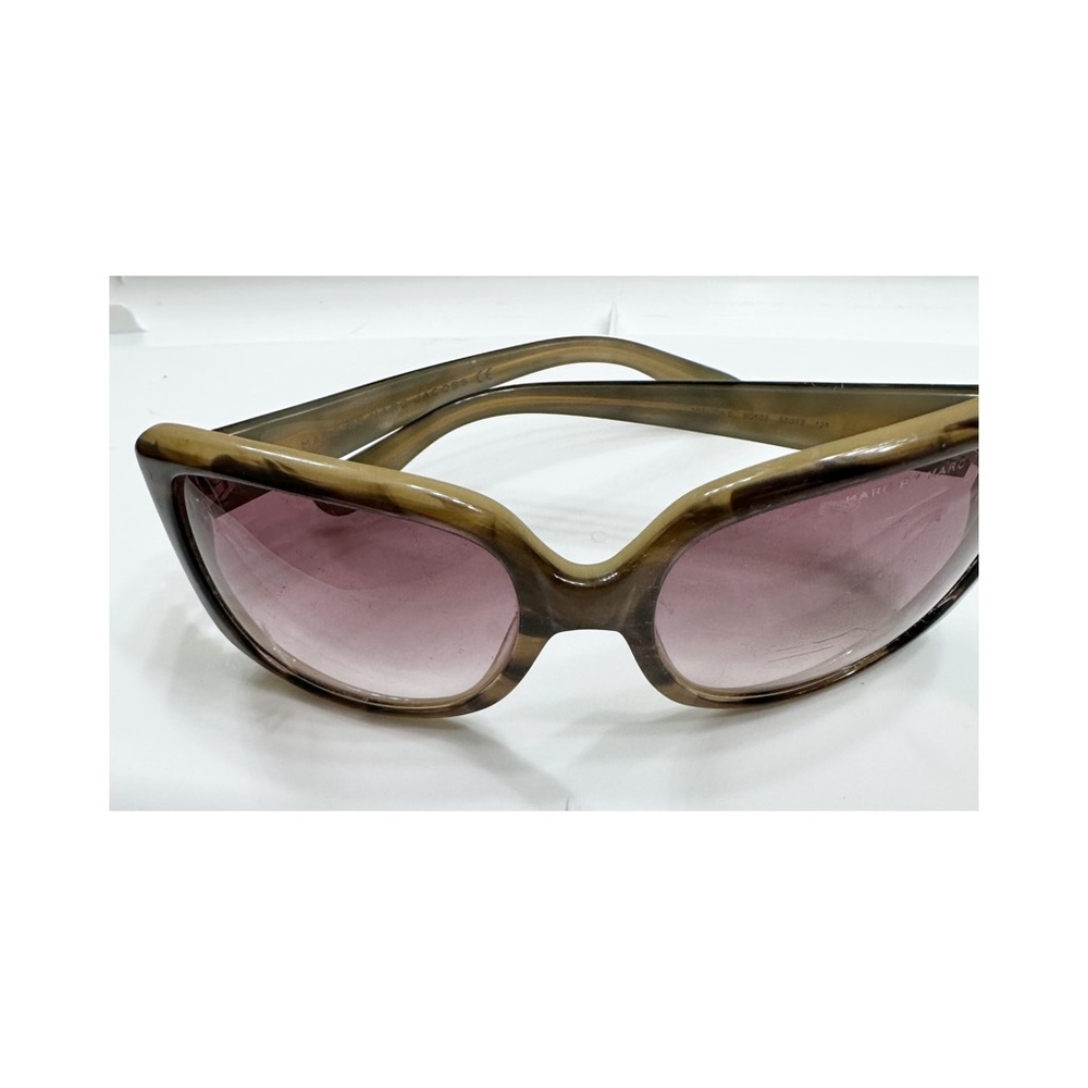 Marc Jacobs Womens Authentic Round Sunglasses Brown Tortoise Frame - Picture 3 of 10